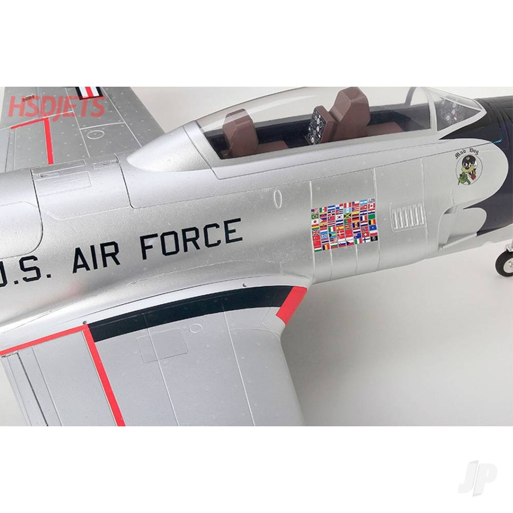 T-33 8kg Turbine Foam Jet, Thunderbirds (PNP, no turbine) XT60-8