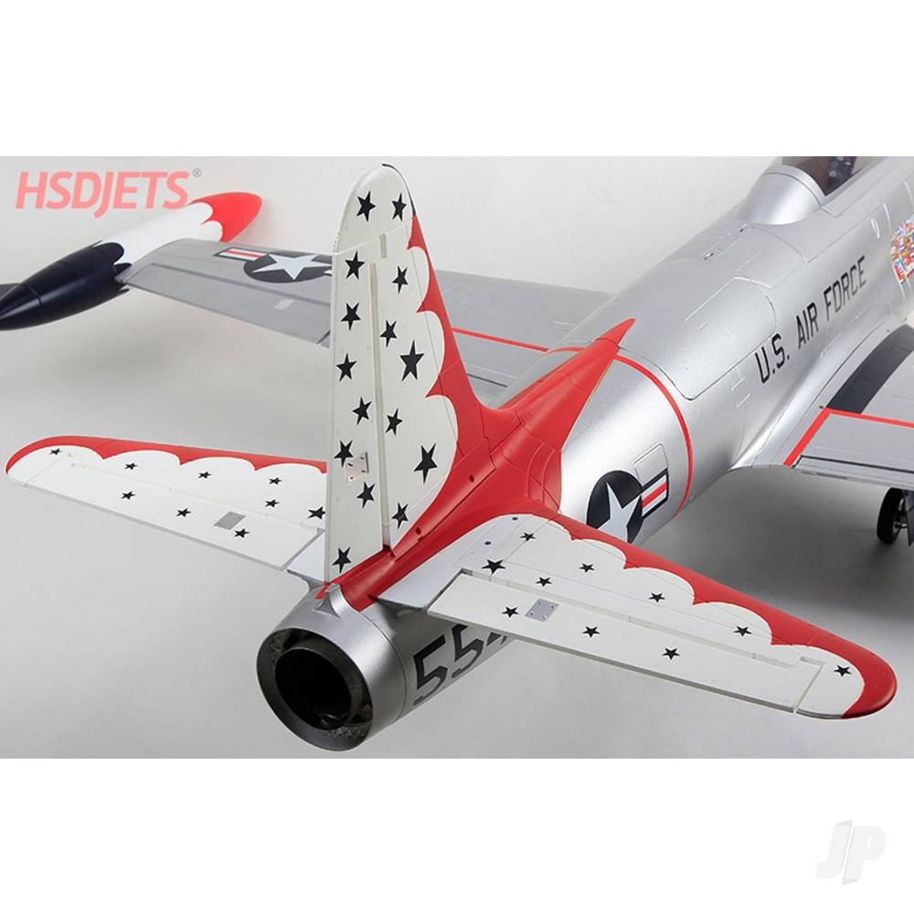 T-33 8kg Turbine Foam Jet, Thunderbirds (PNP, no turbine) XT60-10