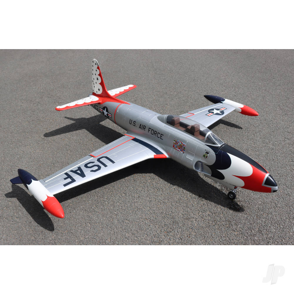 T-33 8kg Turbine Foam Jet, Thunderbirds (PNP, no turbine) XT60-19