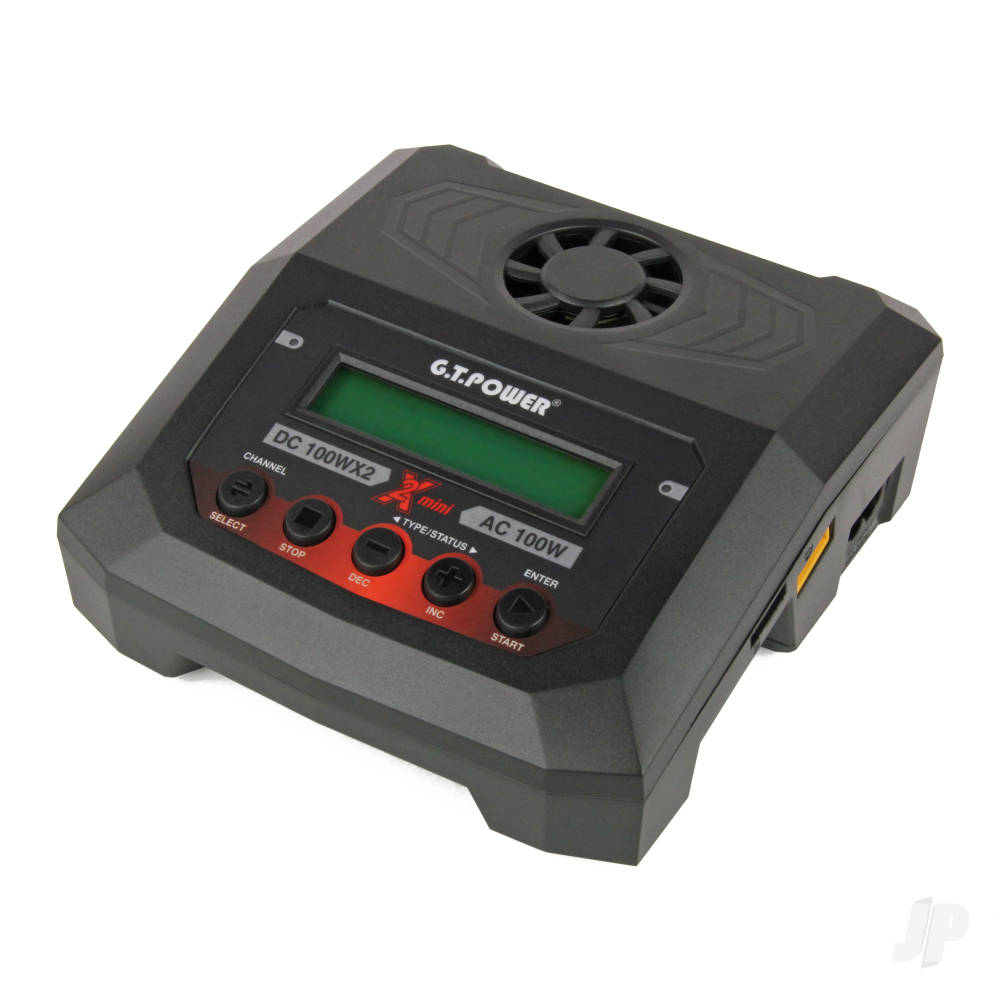 GT Power X2 Mini Charger 100W AC / 100W x2 DC (UK)
