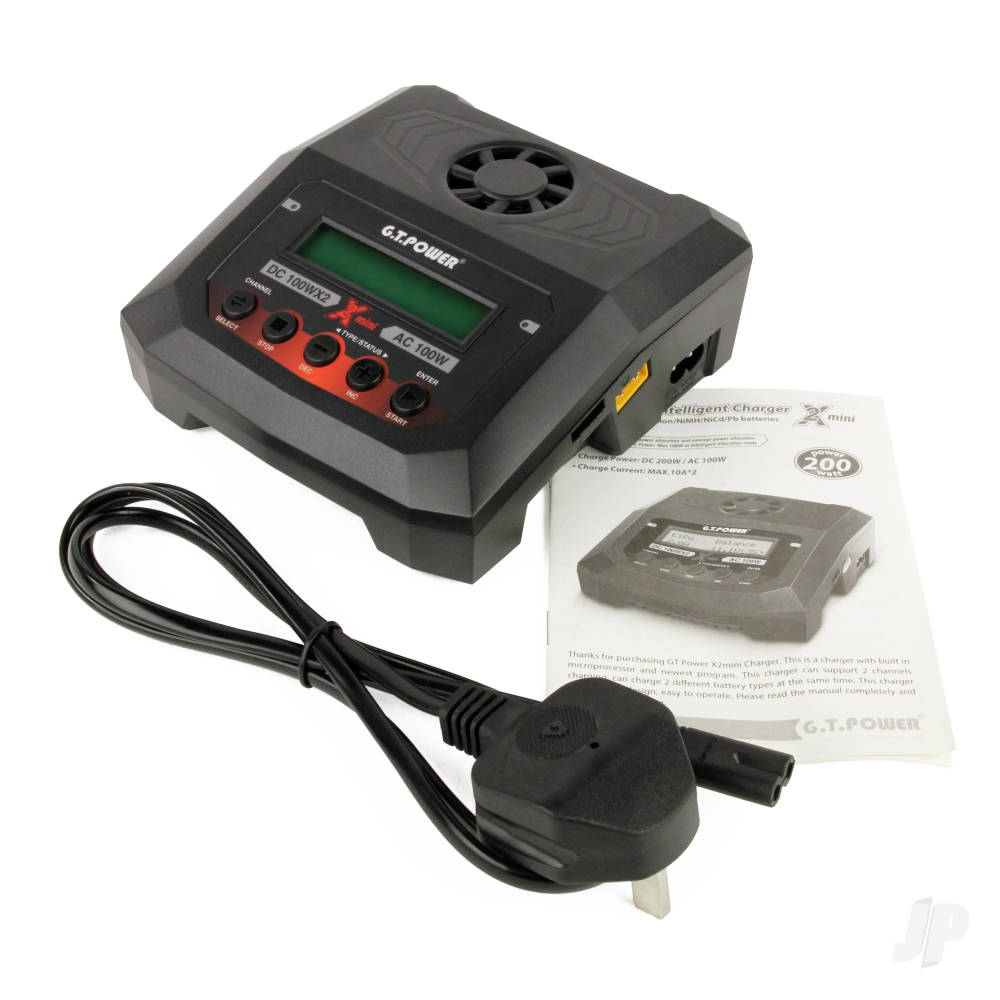 GT Power X2 Mini Charger 100W AC / 100W x2 DC (UK)-5