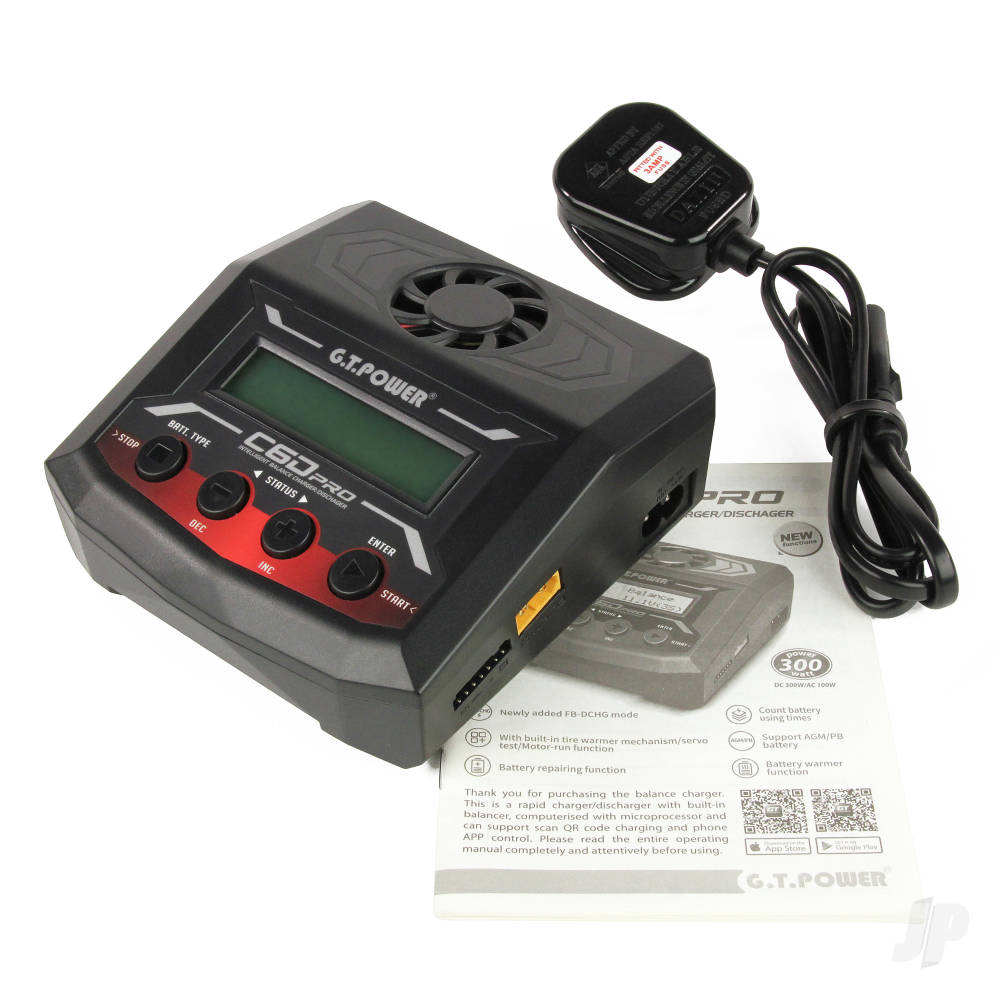 GT Power C6D Pro 100W AC/DC 12A Inteligent Charger (UK)-3