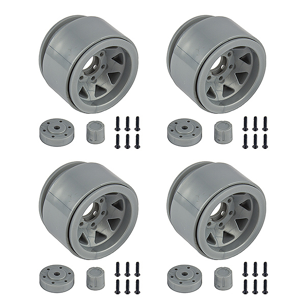 Element Rc Enduro Trigon Wheels 1.55in Silver