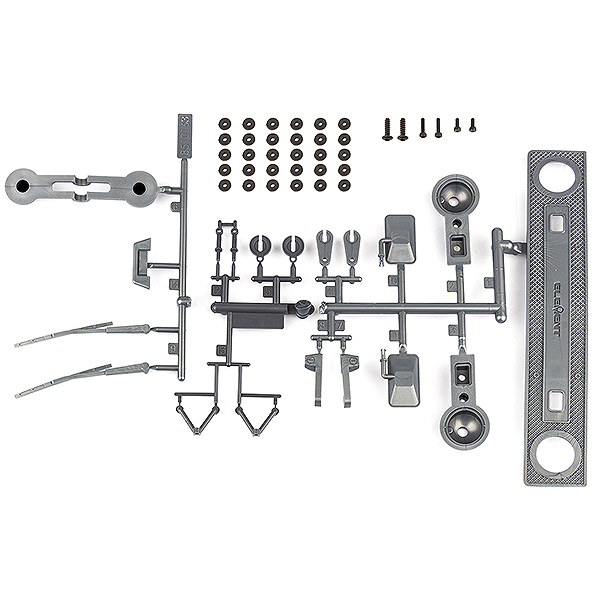 Element Rc Trailwalker Body Accessories, Silver