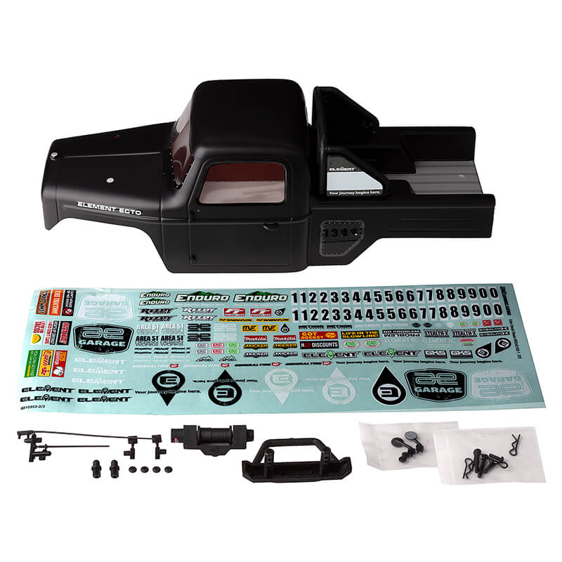 Element Rc Enduro Ecto Black Body Set Painted