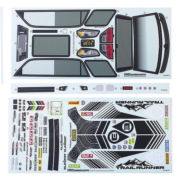 Element Rc Trailrunner Body Decal