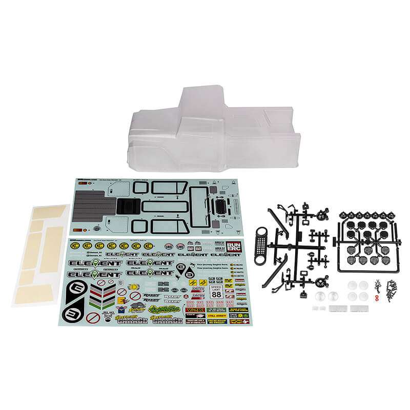 Element Rc Enduro Zuul Body Set Clear