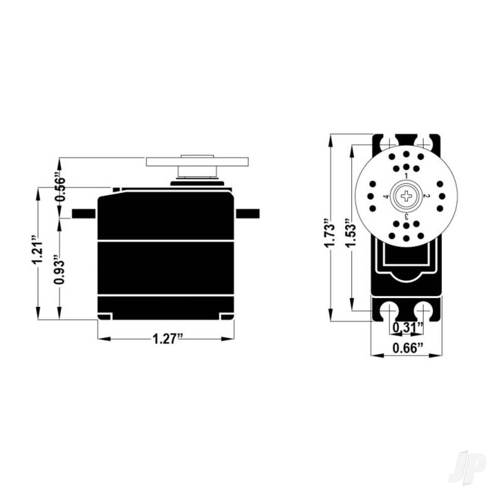 Hitec HS-5245MG Mini Digital Cored Servo 32g 5.5kg/0.12s 4.8V - 6.0V-8