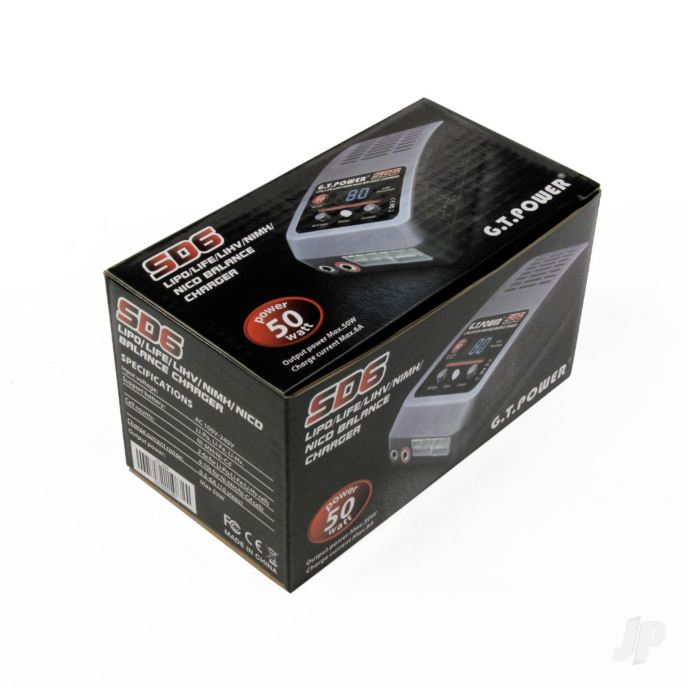 GT Power SD6 50W AC 6A Charger (UK)-6