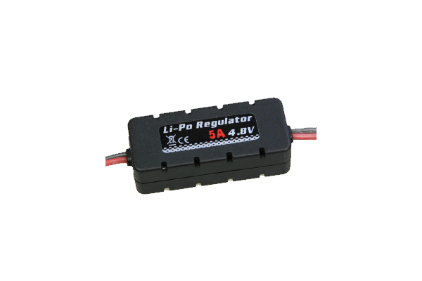Etronix Li-po Regulator 4.8v 5a W/casing 20x14x49mm