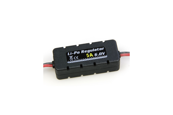 Etronix Li-po Regulator 6.0v 5a W/casing 20x14x49mm