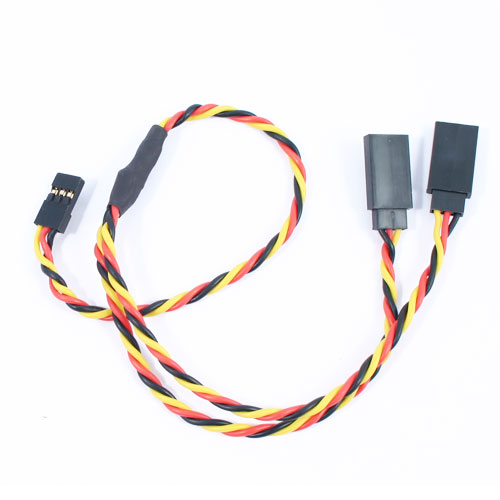 Etronix 30cm 22awg Jr Twisted Y Extension Wire
