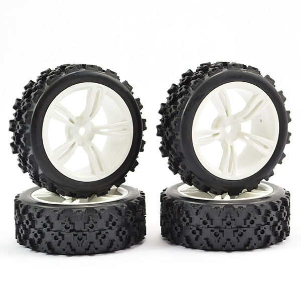 Fastrax 1/10th Touring Wheel/rally Block 5-spoke White (4)