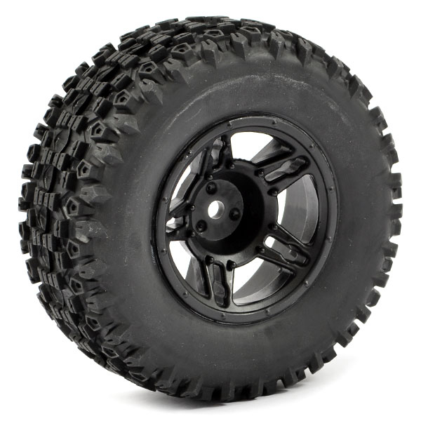 Fastrax 1:10 Sc Stinger Mtd 5-spoke Black (slash Rr/blitz)