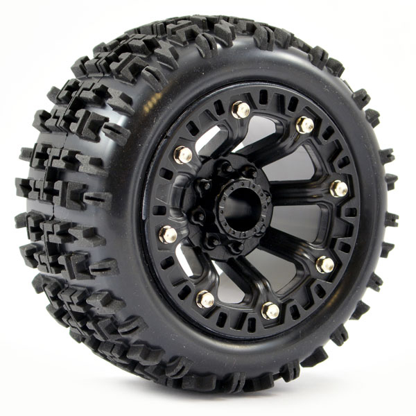 Fastrax 1:16 Jigsaw Mounted 8-sp Black (revo/summ/sav Xs )