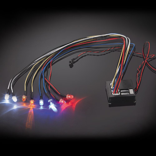 Fastrax Flashing Light Kit Multiple Functions 8-led Light