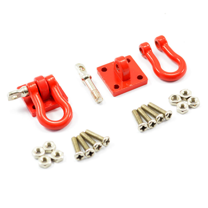fastrax-metal-bumper-shackles-mounting-bracket-x2-m2x6mm-red
