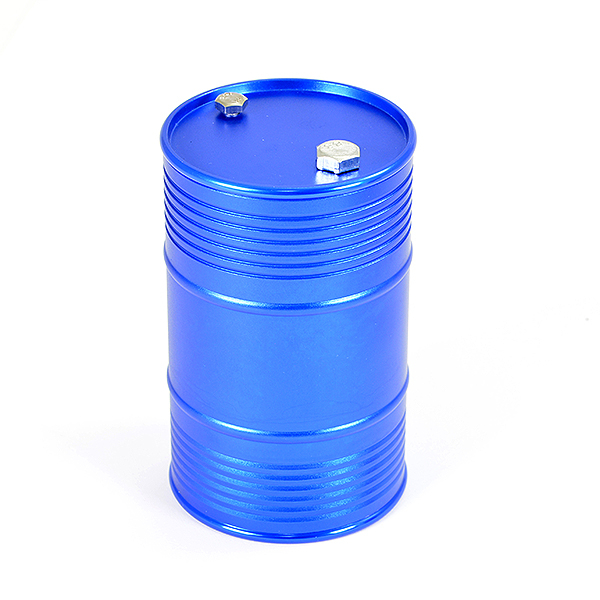 Fastrax Aluminium Anodised Oil Drum W/removable Lid - Blue