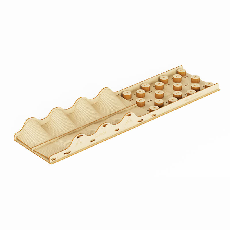 fastrax-wood-board-climbing-prop-uneven-track-180x680x55mm