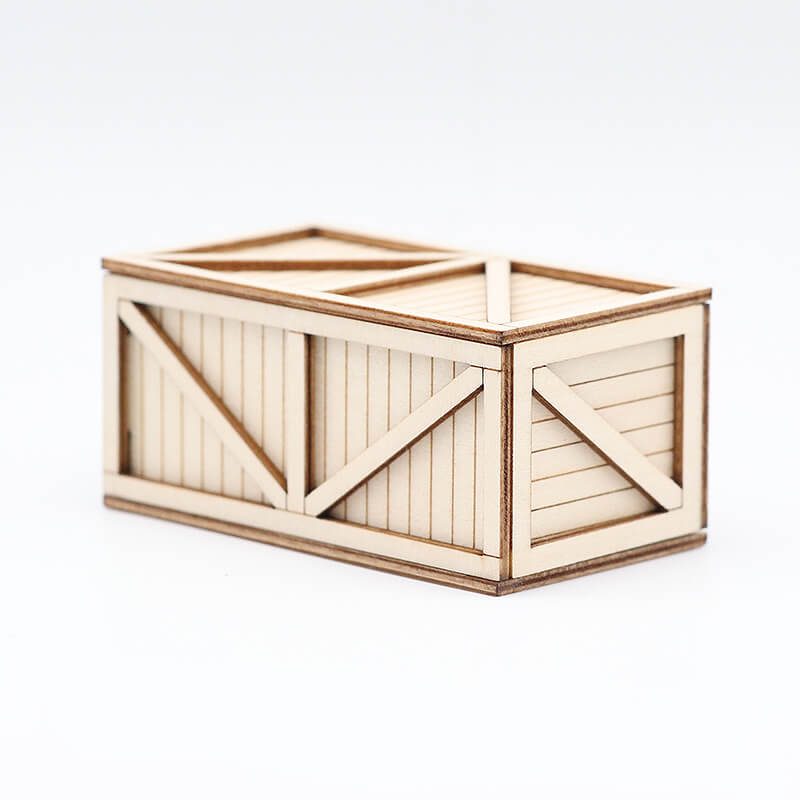 Fastrax 1/18th Wooden Box 32x38x67.5mm