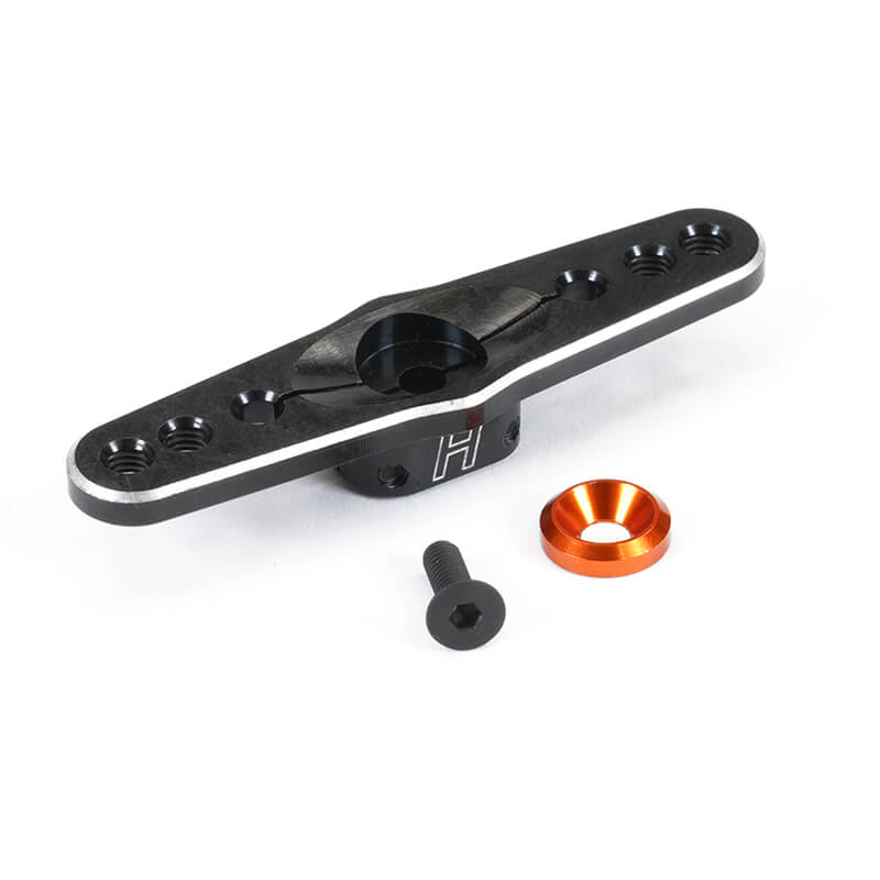Fastrax 24t Black Aluminium Double Servo Horn (hitec)