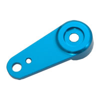 Fastrax Blue Aluminium Short Servo Arm W/inserts For 23/24/25 Spline