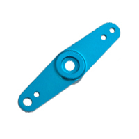 Fastrax Blue Aluminium Double Servo Arm W/inserts For 23/24/25 Spline