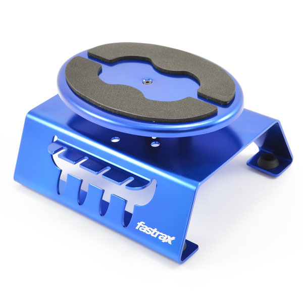 Fastrax Blue Alum Locking Rotating Car Maintenance Stand W/magnet