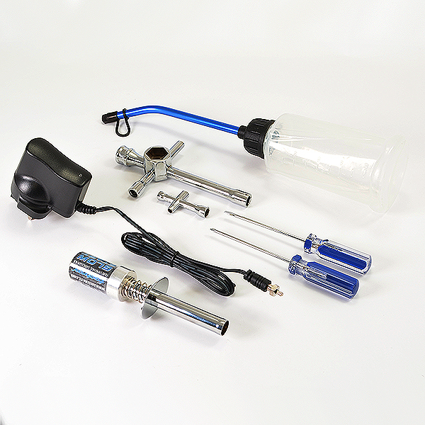 Fastrax Nitro Starter Set (uk Plug) With 3000mah Glow Starter