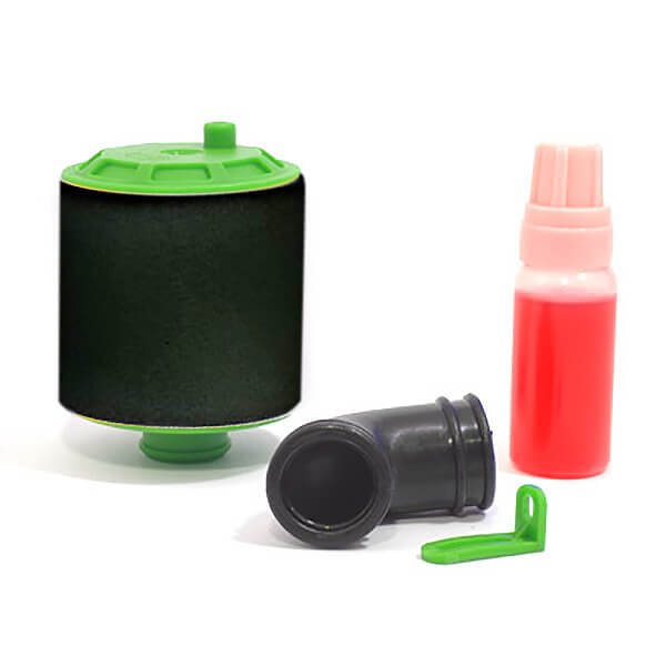 Fastrax 1/10th Air Filter Re-buildable - Green