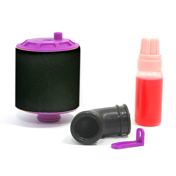 Fastrax 1/10th Air Filter Re-buildable - Purple