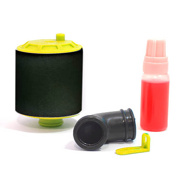 Fastrax 1/10th Air Filter Re-buildable - Yellow