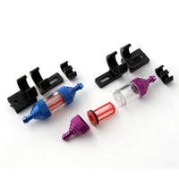 Fastrax Deluxe Fuel Filter W/mount - Purple