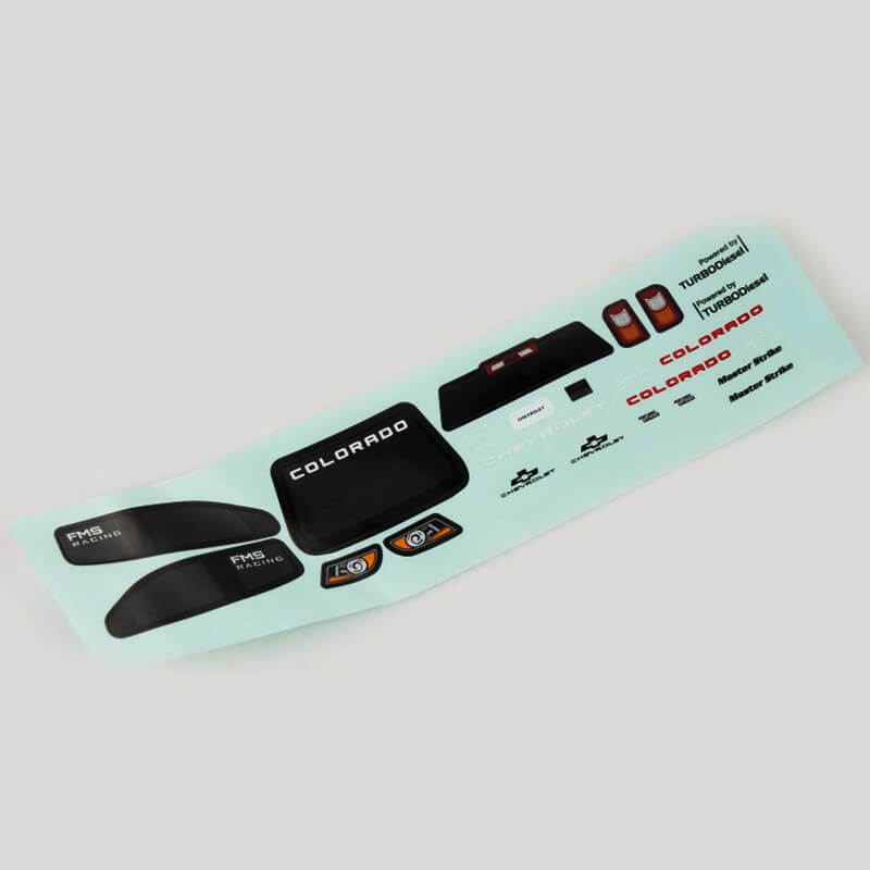 Fms 12421 Rtr White Decal Sheet