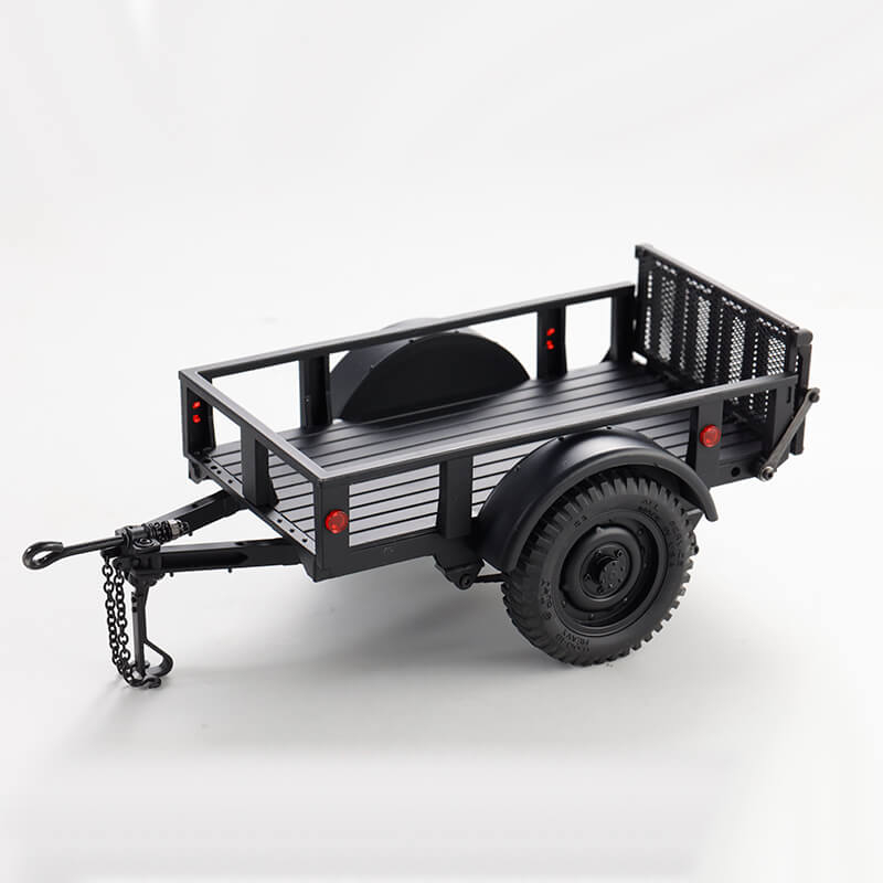 Fms 1:18 / 1:12 Utility Trailer B Black