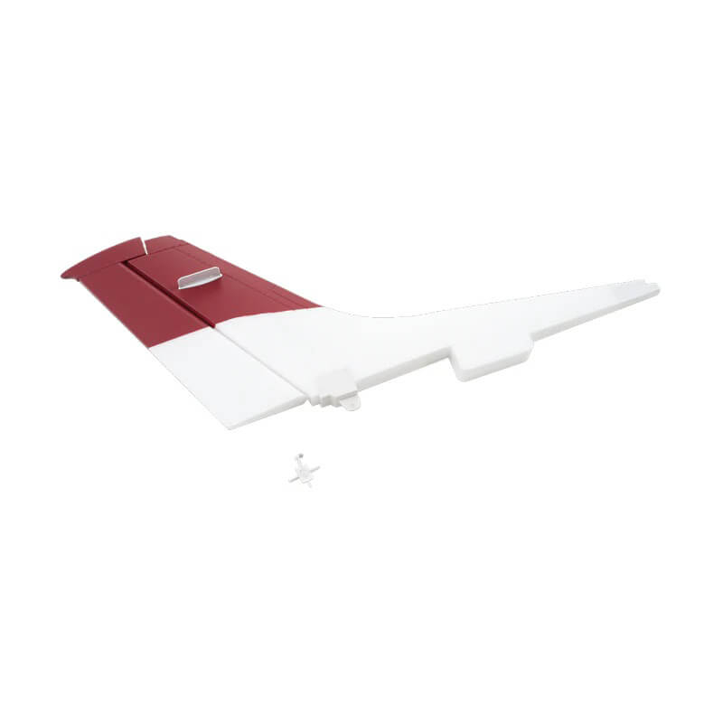 Fms Cessna 182 1500 Vertical Stabilizer - Red