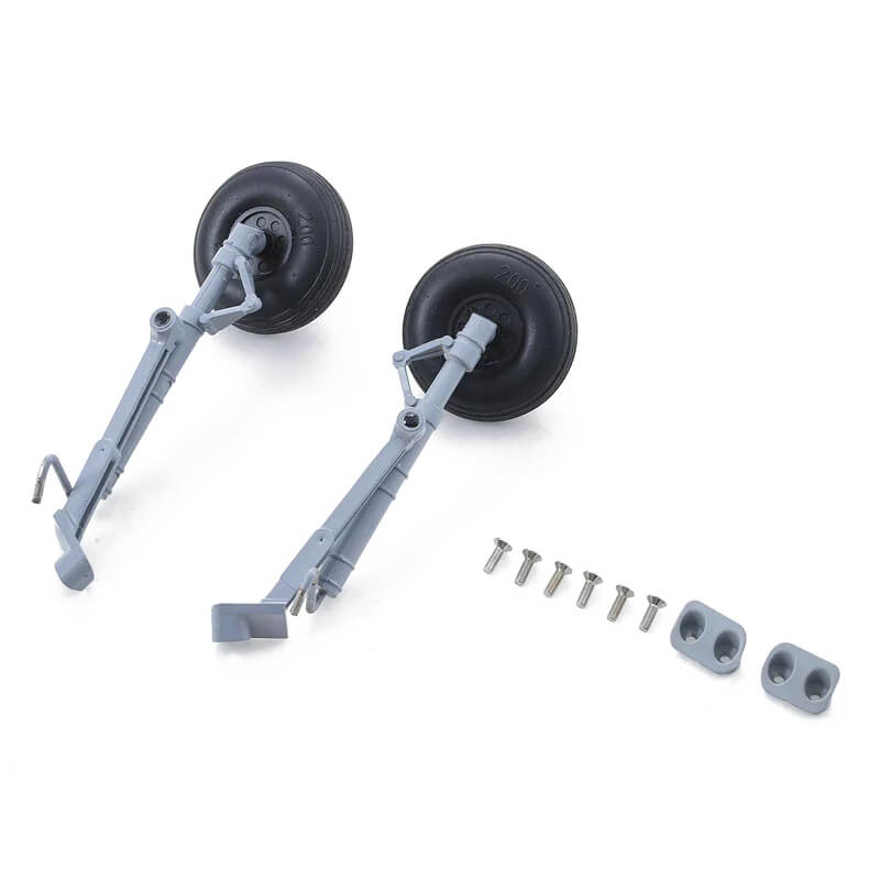 Fms 64mm J-10 Main Landing Gear Set - Grey