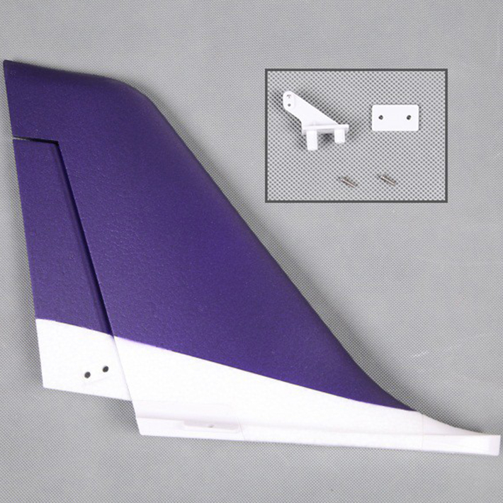 Fms 80mm Futura Purple Vertical Stabilizer