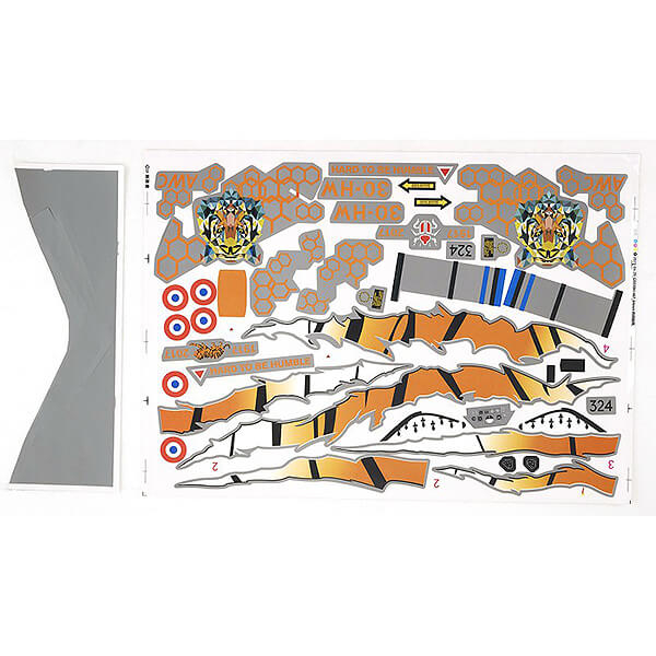 Fms Rafale 64mm Decal Sheet