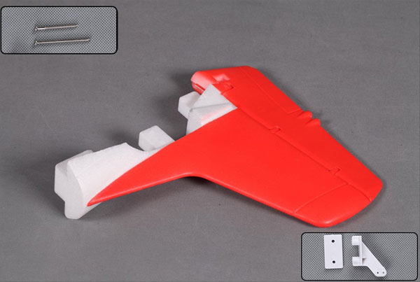 Fms 1400mm T28 Trojan V4 Vertical Stabiliser Red