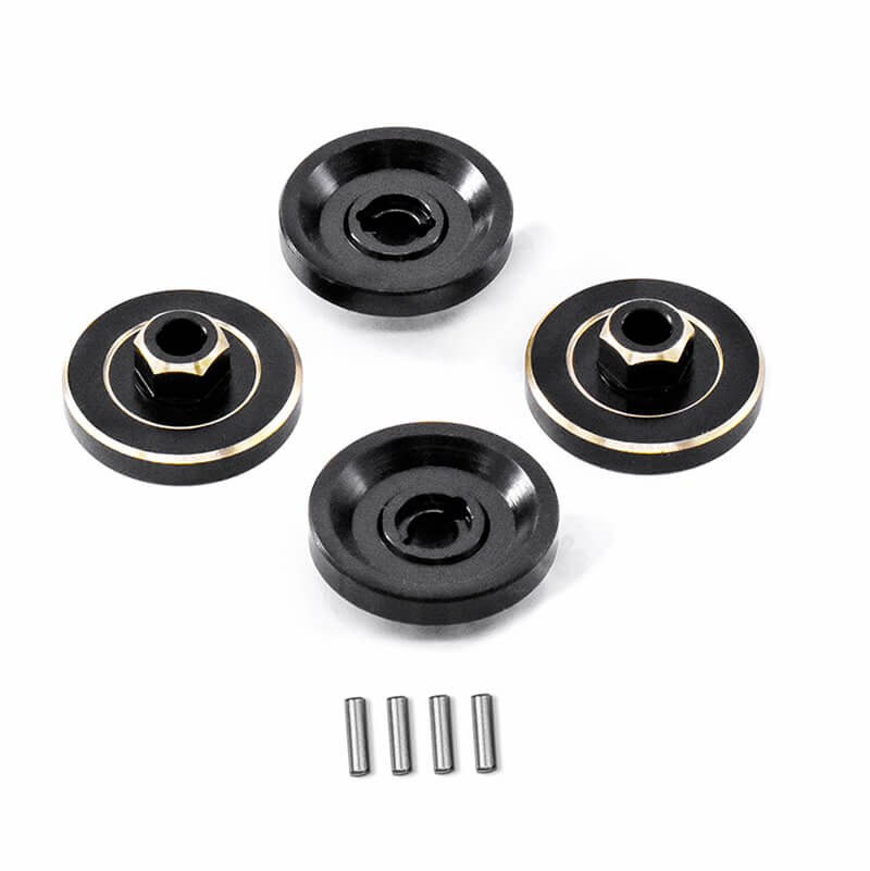 Fastrax Fcx24 Black Brass Wheel Counterweights (4pc)