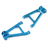 Fastrax Trx Blue Aluminium Front Lower Arms Fits Mini Slash