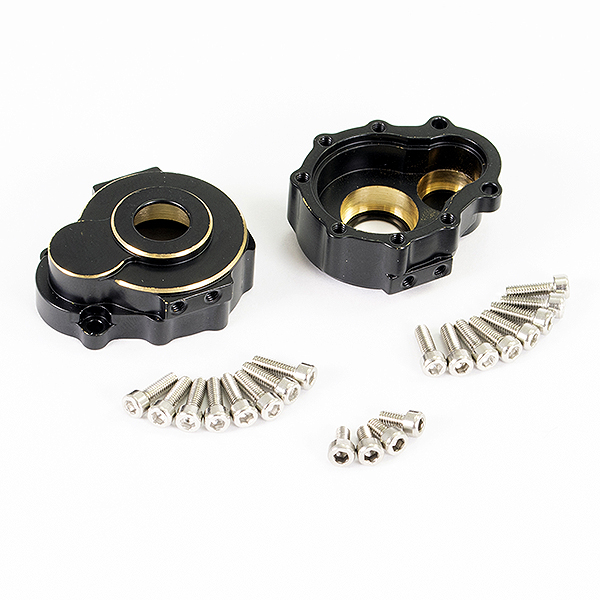 Fastrax Trx-4 Brass Bk Portal Drive Housing Outer F/r (2)
