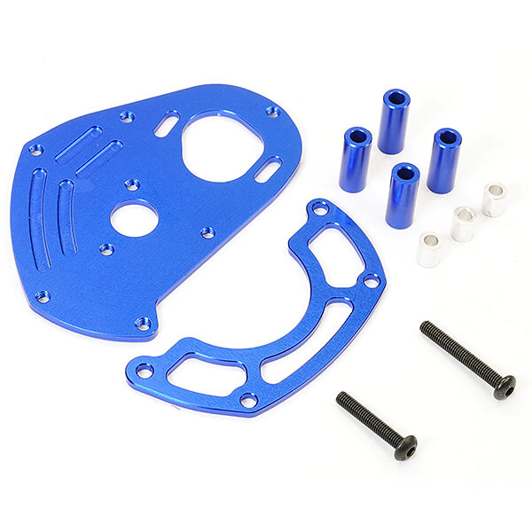 ftx-mauler-aluminium-motor-mount-plate-blue