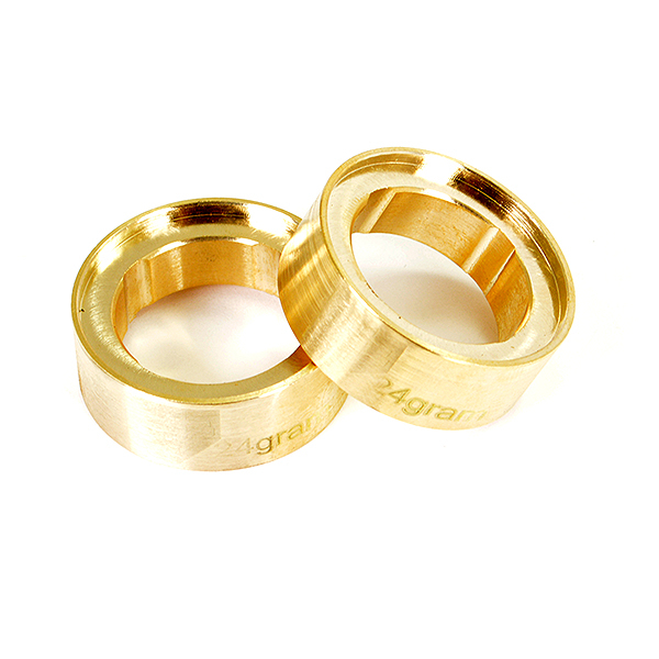 Ftx Mini Outback 2.0 Brass 24g Wheel Weights (pr)