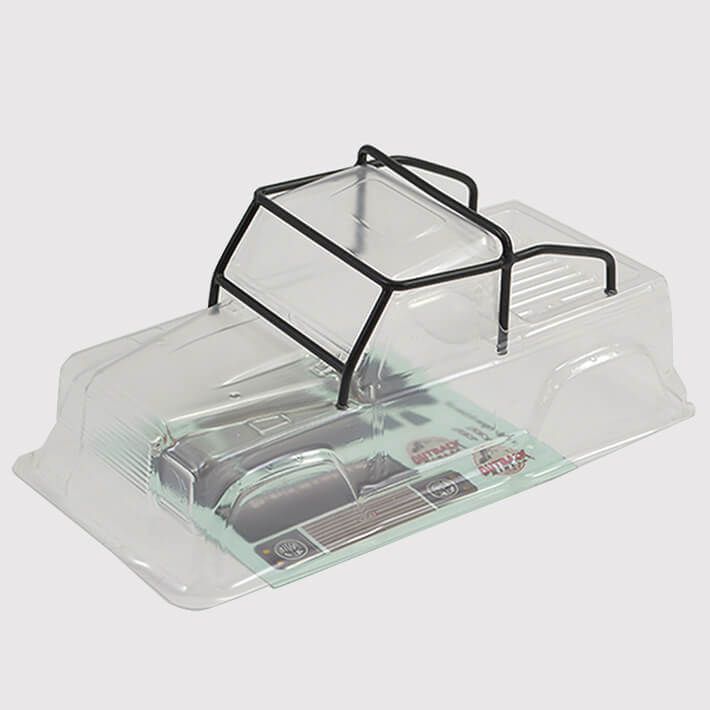 Ftx Mini Outback 2.0 Ranger Body & Roll Cage - Clear Lexan