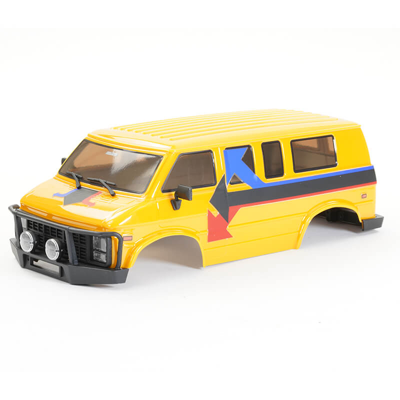 ftx-outback-mini-xp-evo-van-complete-body-mustard-yellow