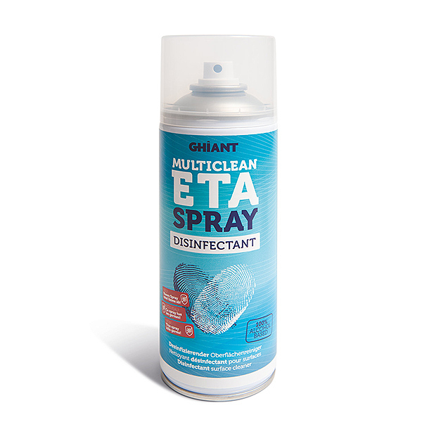 Ghiant Eta Multi Clean Spray 400ml 100% Alcohol Based