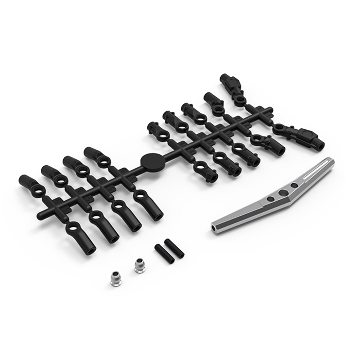 Gmade Gr01 Machined M4 99mm Upper Link (silver)