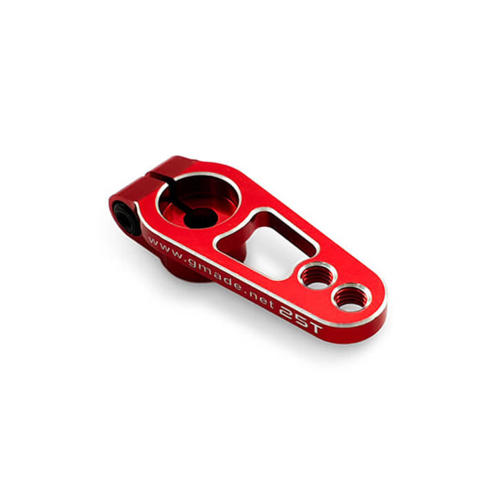 Gmade Aluminum Clamping Servo Arm (red) (25t)